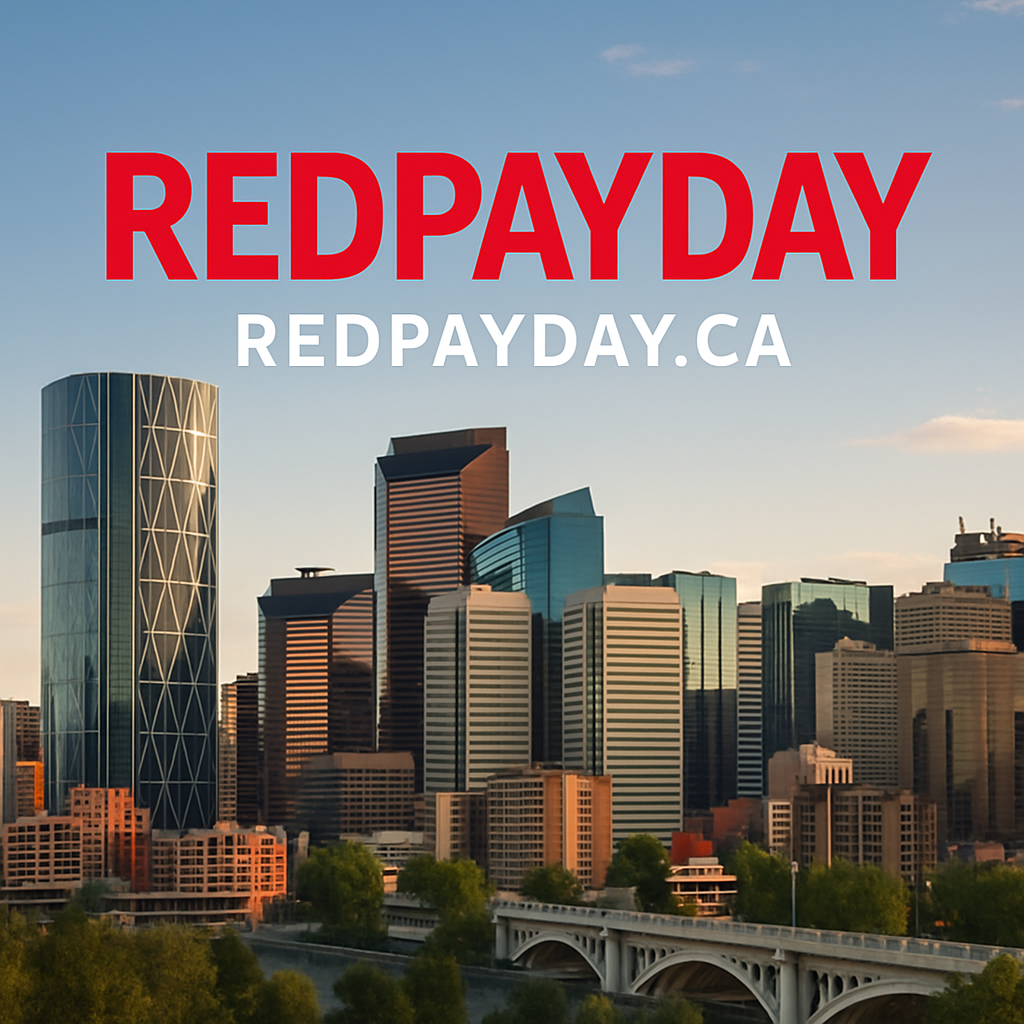Redpayday Calgary Loans skyline