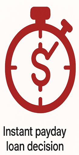 Instant payday loan decision