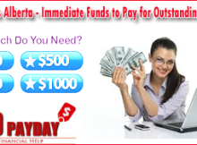 Payday Loans Alberta - Immediate Funds to Pay for Outstanding Expenses
