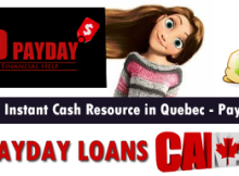 Promising Instant Cash Resource in Quebec - Payday Loans