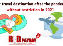 Best travel destination after the pandemic without restriction in 2021 RedPayday